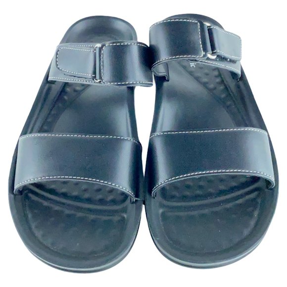 Aerothotic Rustic L0502 Womens Black Strappy Sandal Size W 9 EU 39 NEW - Picture 4 of 9